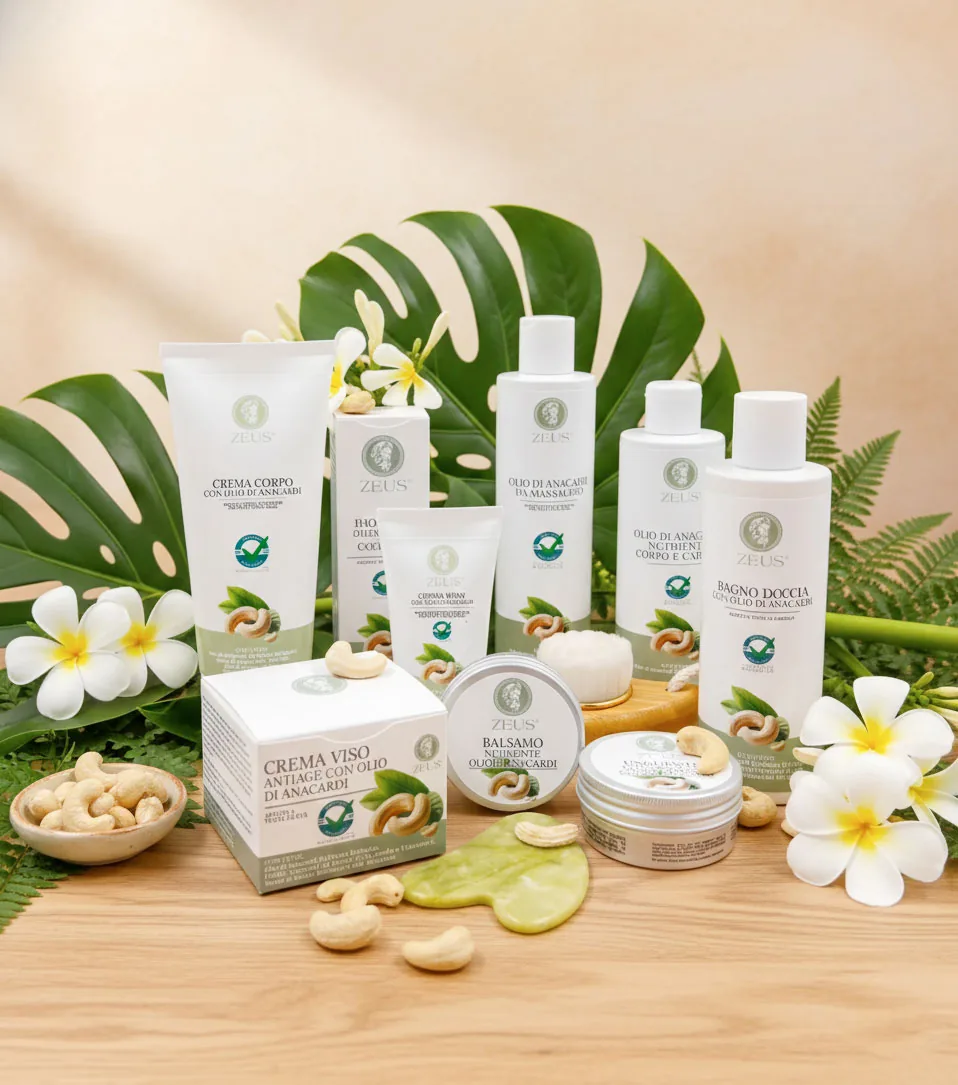 La linea cosmetica Zeus
