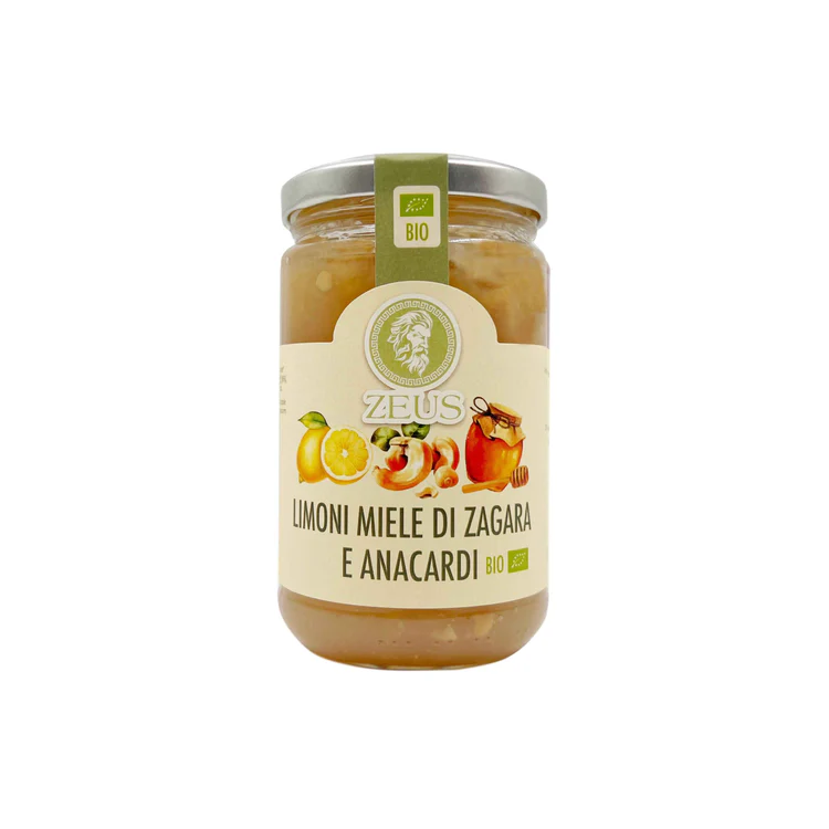 Confettura Limoni, Miele di Zagara e Anacardi 340g