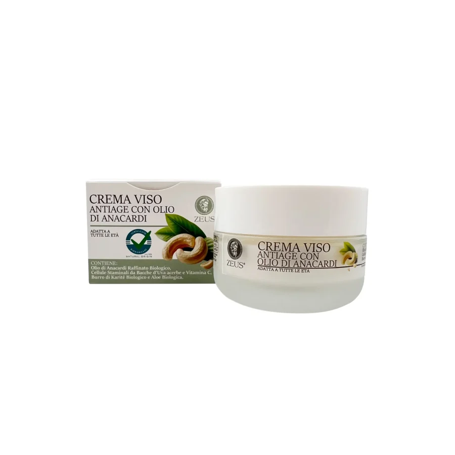 Crema Viso Bio Anti–Age con Olio di Anacardi
