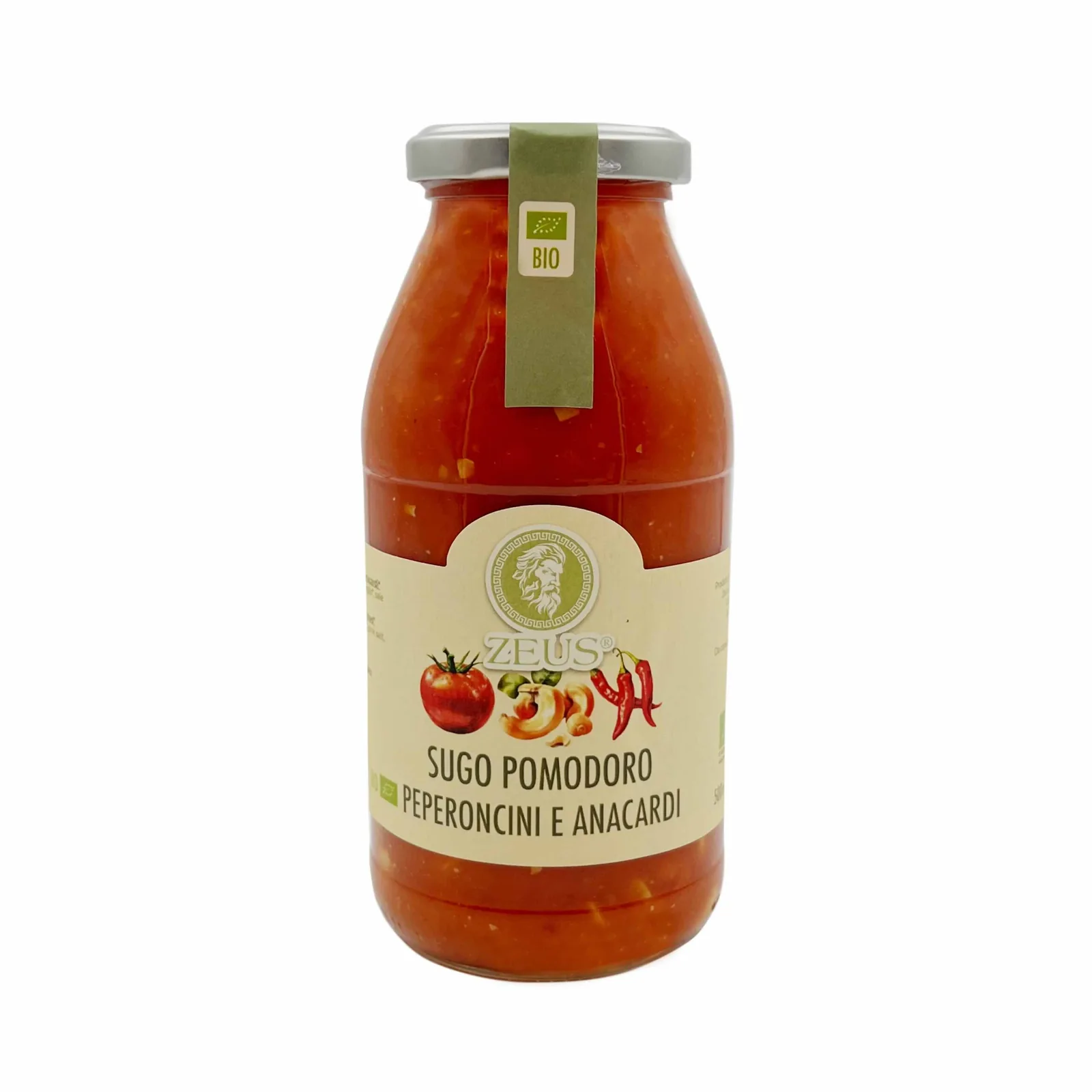 Sugo Pomodoro, Peperoncino e Anacardi 500ml